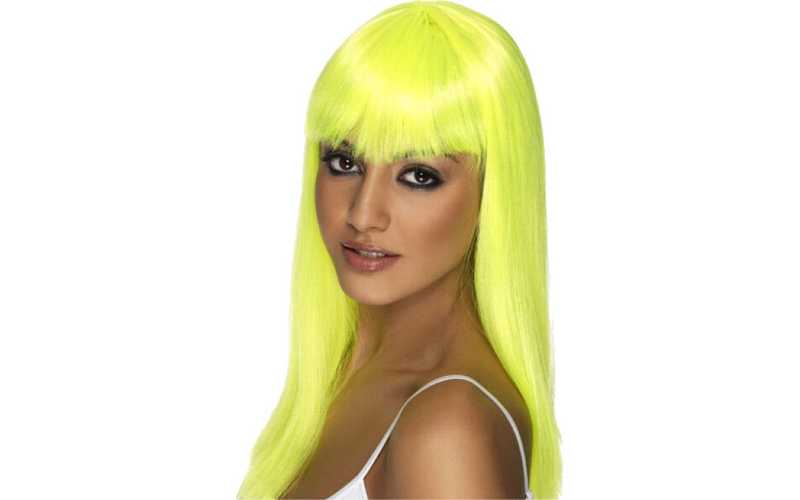 Neon Yellow Wig
