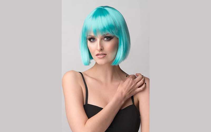 Turquoise Wig