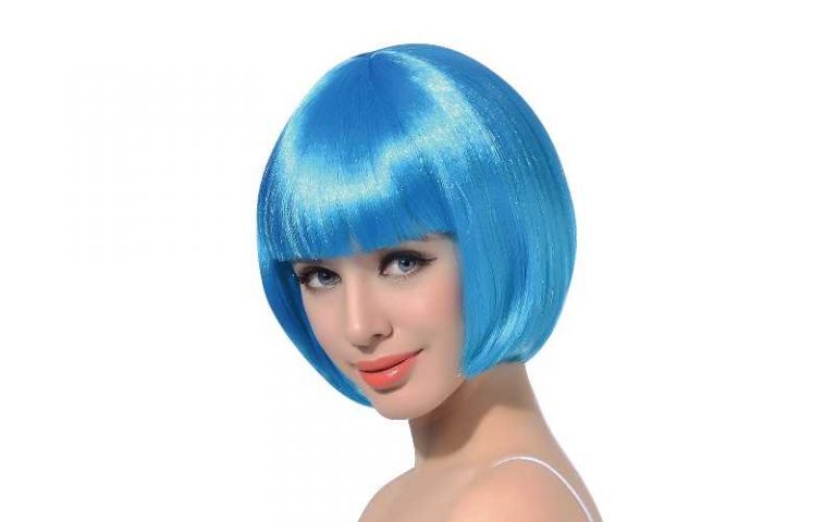 Blue Human Hair Lace Wig - Wig Outlet - wide 3